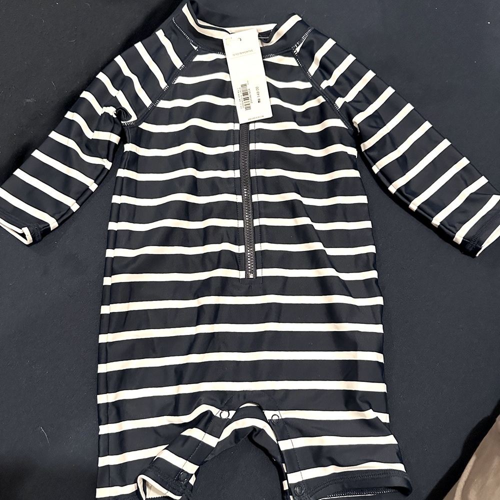 Janie and jack one piece swim /rashguard